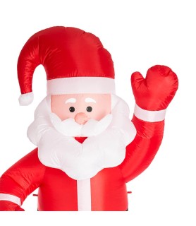 Père Noël gonflable 180 cm