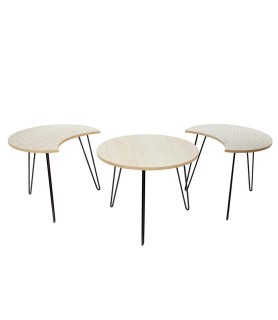Table basse modulable X3 blanc