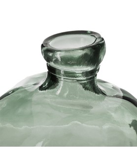 Vase rond verre recyclé Uly vert D33