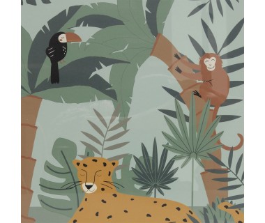 Tableau imprimé Jungle 40x50 cm