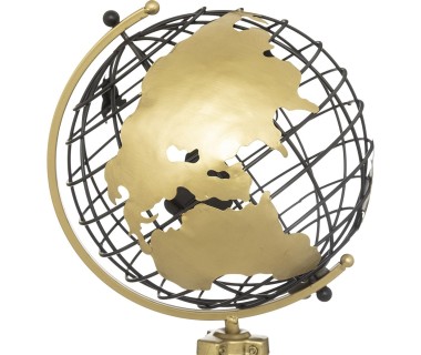 Globe terrestre métal sur pied Ramon H70