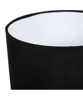 Lampe ciment Portland blanche noire