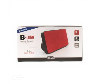 Enceinte Bluetooth B-Long rouge