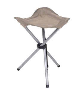 Tabouret pliable Oxford taupe