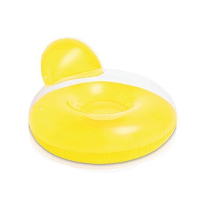 Fauteuil piscine gonflable glossy jaune