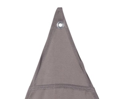 Voile d'ombrage Anori 4x4x4 taupe