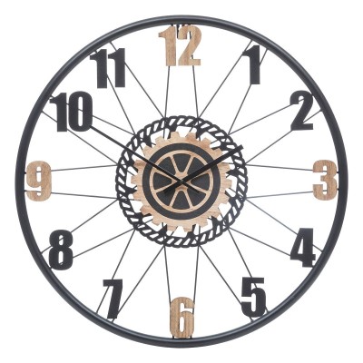 Horloge métal roue Mohan D65