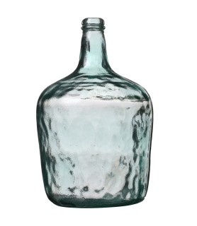 Vase dame Jeanne 10L verre recyclé D24.5 H40
