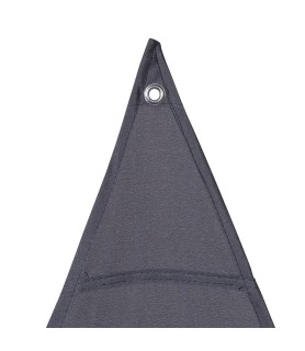 Voile d'ombrage Anori 4x4x4 gris