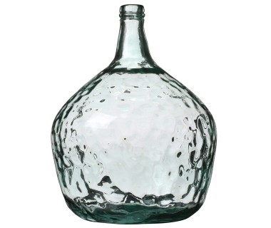 Vase dame Jeanne 16L verre recyclé D29 H42