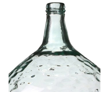 Vase dame Jeanne 16L verre recyclé D29 H42