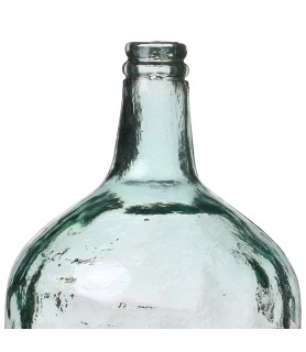 Vase dame Jeanne 4L verre recyclé D19 H31