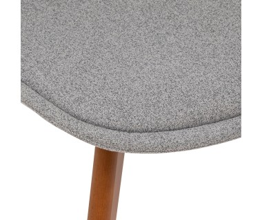 Chaise scandinave Baya vintage gris