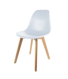 Chaise scandinave coque blanc