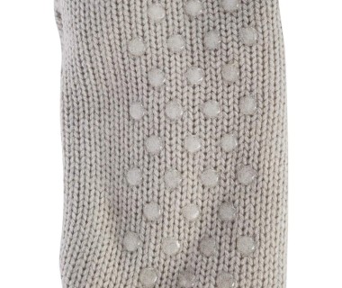Chaussettes tricot taille unique gris