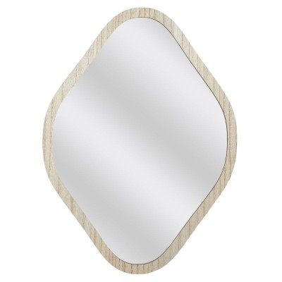 Miroir contour bois losange Elio H60