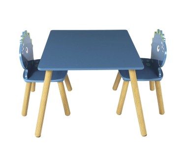 Table et 2 chaises Dino pour enfant