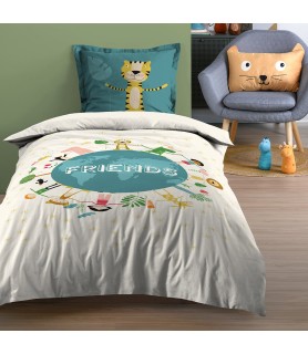 Today Housse de couette 140x200 Funny 2.1 + 1 taie 100% coton 57