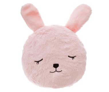 Coussin rond fur lapin