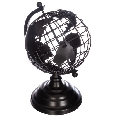 Globe terrestre en métal H28