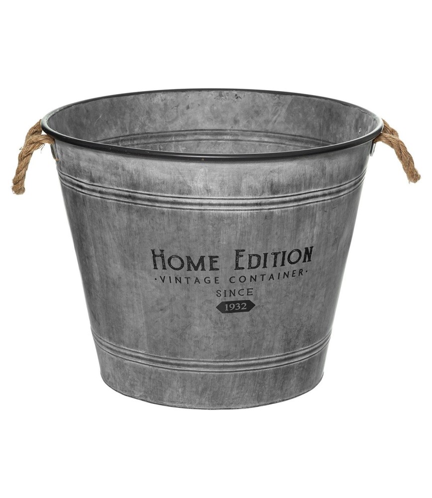 Pot zinc rétro Home Edition