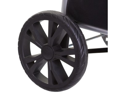 Chariot de shopping 2 roues en aluminium pliable
