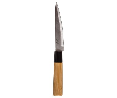 Planche à découper avec 3 couteaux bambou
