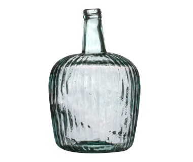 Vase dame Jeanne verre recyclé 8L D24
