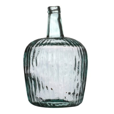 Vase dame Jeanne verre recyclé 8L D24