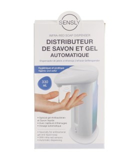 Distributeur de savon et gel automatique 330 ml