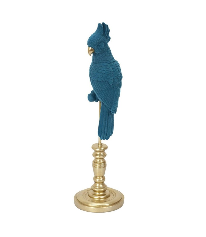 Perroquet décoratif bleu H37