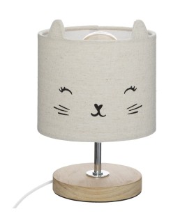 Lampe abat-jour chat