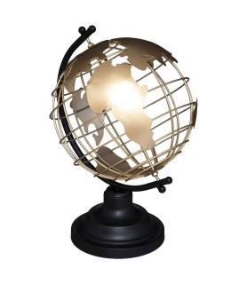 Globe terrestre en métal Loft H28