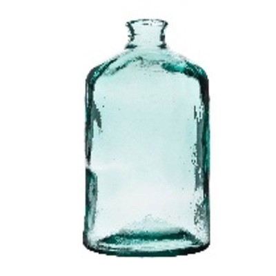 Vase verre recyclé Imet transparent H31