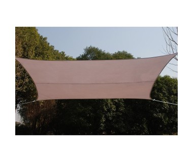 Voile d'ombrage Curaçao 3x4 m taupe