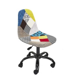 Chaise de bureau patchwork