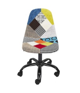 Chaise de bureau patchwork